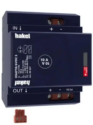 Oblíbený Dvoubranový svodič přepětí HSAF10/6VDC S SPD typ 3 s VF filtrem DC HAKEL 30267