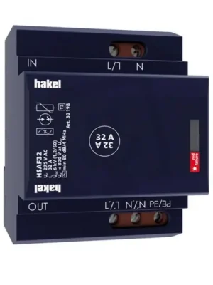 Výhodná Nabídka Dvoustupňový svodič přepětí HSAF32 SPD typ 3 s VF filtrem HAKEL 30198