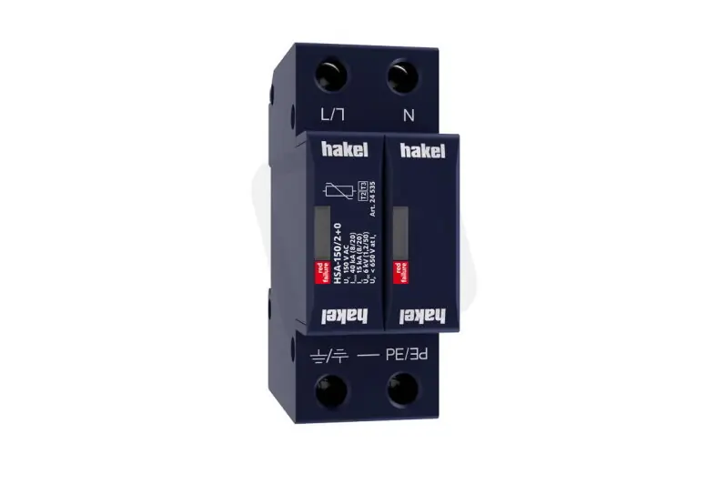 Víkendová Akce Svodič rázového přepětí HSA-150/2+0 SPD typ 2+3 HAKEL 24535