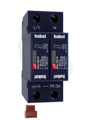 Výhodná Nabídka Svodič rázového přepětí HSA-150/2+0 M S SPD typ 2+3 HAKEL 27516