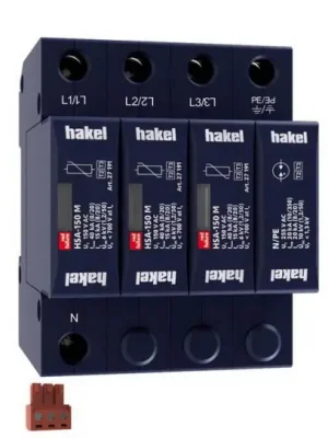Tovární Cena Svodič rázového přepětí HSA-150/3+1 M S SPD typ 2+3 HAKEL 27518