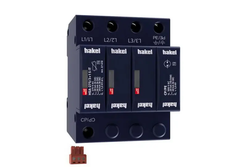 Svodič rázového přepětí HSA-275/3+1 S IT SPD typ 2+3 HAKEL 27610 Nejlepší Volba