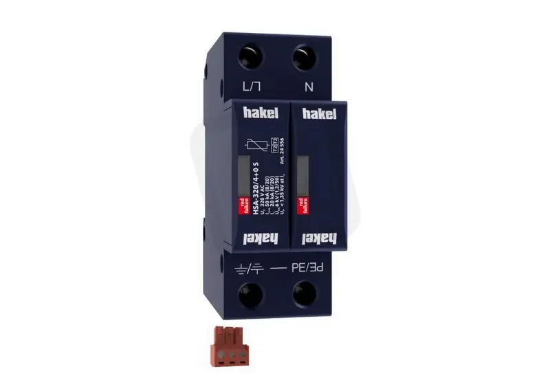 Svodič rázového přepětí HSA-320/2+0 S SPD typ 2+3 HAKEL 24553 Přímo Od Výrobce