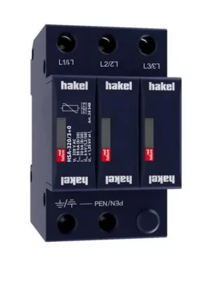 Ověřený Svodič rázového přepětí HSA-320/3+0 SPD typ 2+3 HAKEL 24548