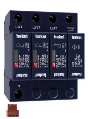 Svodič rázového přepětí HSA-320/3+1 M S SPD typ 2+3 HAKEL 27528 Nejlepší Cena