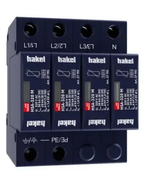 Svodič rázového přepětí HSA-320/4+0 M SPD typ 2+3 HAKEL 27524 Tovární Cena