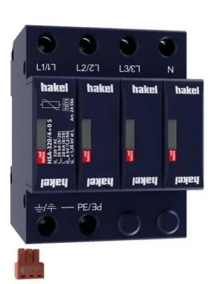 Svodič rázového přepětí HSA-320/4+0 S SPD typ 2+3 HAKEL 24556 Oblíbený