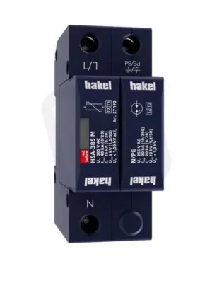 Svodič rázového přepětí HSA-385/1+1 M SPD typ 2+3 HAKEL 27530 Bezpečná Platba