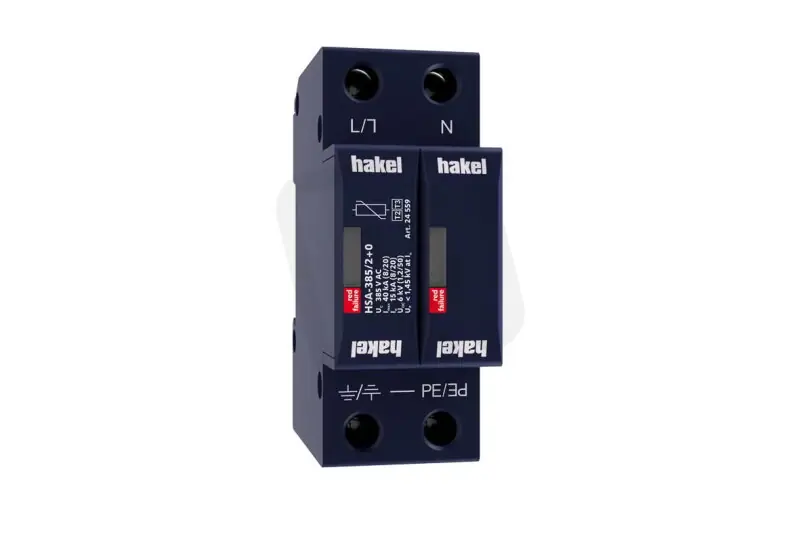 Expresní Doručení Svodič rázového přepětí HSA-385/2+0 SPD typ 2+3 HAKEL 24559