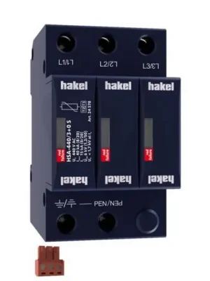 Oblíbený Svodič rázového přepětí HSA-440/3+0 S SPD typ 2+3 HAKEL 24578
