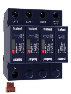 Svodič rázového přepětí HSA-440/3+1 M S SPD typ 2+3 HAKEL 27548 Časově Omezené
