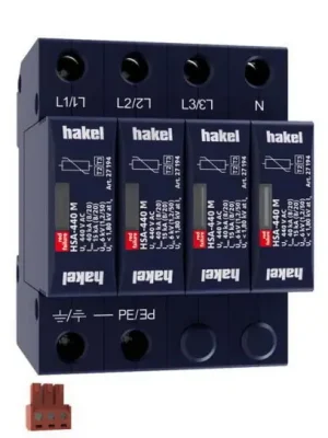 Svodič rázového přepětí HSA-440/4+0 M S SPD typ 2+3 HAKEL 27549 Finální Výprodej