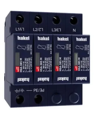 Svodič rázového přepětí HSA-385/4+0 M SPD typ 2+3 HAKEL 27534 Akční Cena