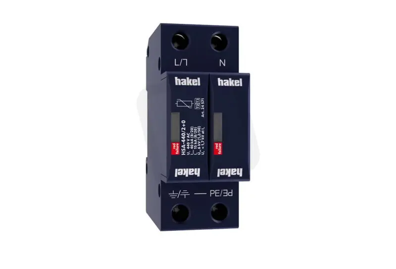 Víkendová Akce Svodič rázového přepětí HSA-440/2+0 SPD typ 2+3 HAKEL 24571