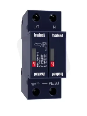 Svodič rázového přepětí HSA-720/2+0 SPD typ 2+3 HAKEL 24603 Bezpečná Platba