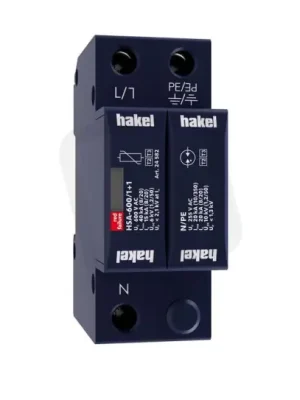 Ověřený Svodič rázového přepětí HSA-600/1+1 SPD typ 2+3 HAKEL 24582