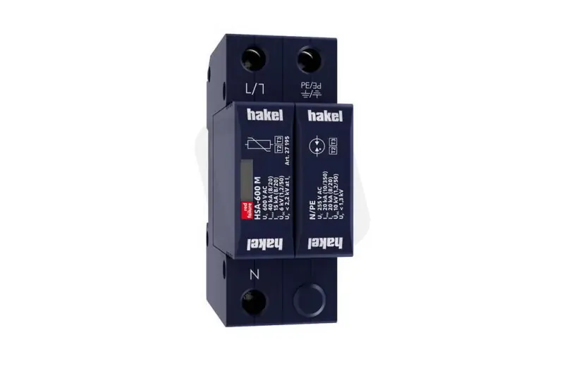 Objednat Nyní Svodič rázového přepětí HSA-600/1+1 M SPD typ 2+3 HAKEL 27551