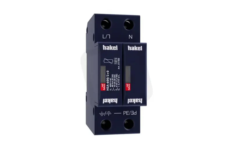 Svodič rázového přepětí HSA-600/2+0 SPD typ 2+3 HAKEL 24583 Pouze Dnes