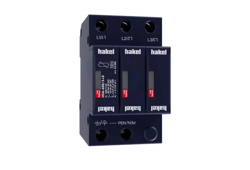 Ihned K Objednání Svodič rázového přepětí HSA-600/3+0 SPD typ 2+3 HAKEL 24584