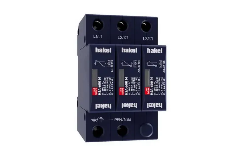 Svodič rázového přepětí HSA-600/3+0 M SPD typ 2+3 HAKEL 27553 Víkendová Akce