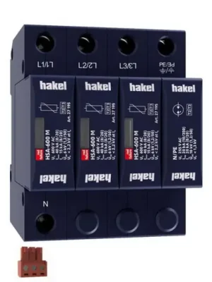 Cenově Výhodný Svodič rázového přepětí HSA-600/3+1 M S SPD typ 2+3 HAKEL 27560