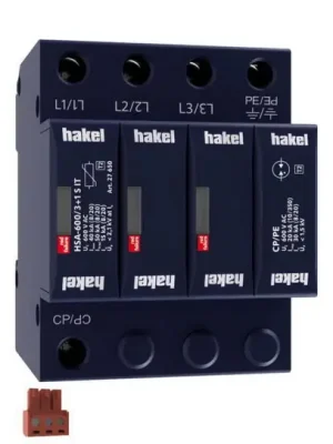 Svodič rázového přepětí HSA-600/3+1 S IT SPD typ 2+3 HAKEL 27650 Bezpečná Platba