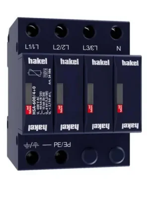 Oblíbený Svodič rázového přepětí HSA-600/4+0 SPD typ 2+3 HAKEL 24586