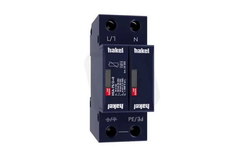 Svodič rázového přepětí HSA-75/2+0 SPD typ 2+3 HAKEL 24503 Must-Have
