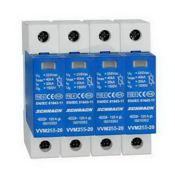 Svodič přepětí, set 4+0 TNS, třída II (C) 255V, In 20kA SCHRACK IS111340-- Přímo Od Výrobce