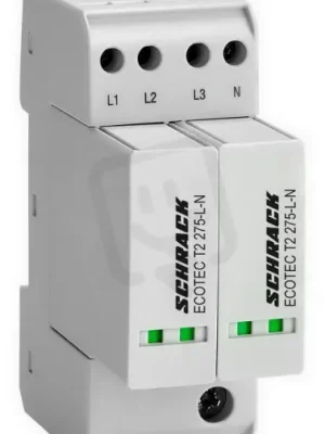 Svodič přepětí Ecotec 4+0 pro TN-S, třída T2+T3 SCHRACK IS111344-- Novinka