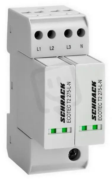 Svodič přepětí Ecotec 4+0 pro TN-S, třída T2+T3 SCHRACK IS111344-- Novinka