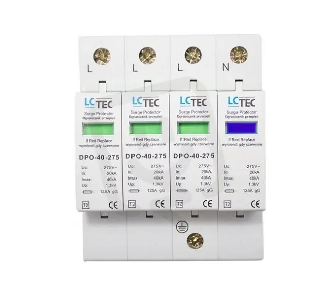 Svodič přepětí DPO 3P+NPE třída T2 (C) LC TEC 108305 Vysoce Kvalitní