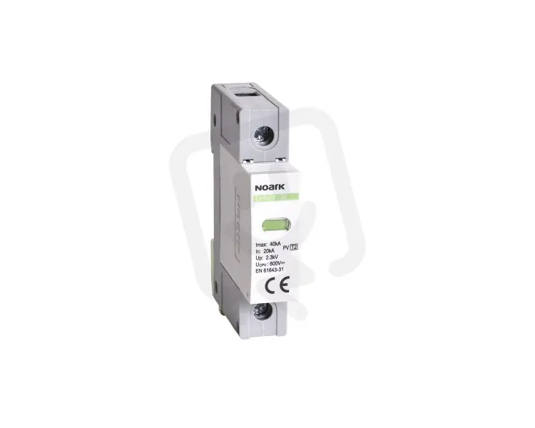 Svodič přepětí NOARK 113231 EX9UEP s pomocným kontaktem,II, 20kA, 500 V DC, 1TE Objednat Nyní