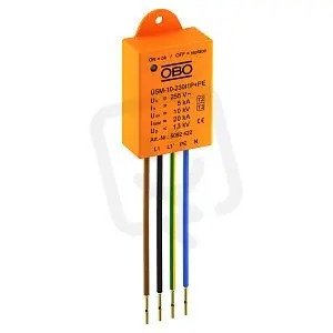 Vrácení Zdarma OBO ÜSM-10-230I1P+PE Modul přepěťové ochrany typ 2+3 dle EN 61643-11 230V