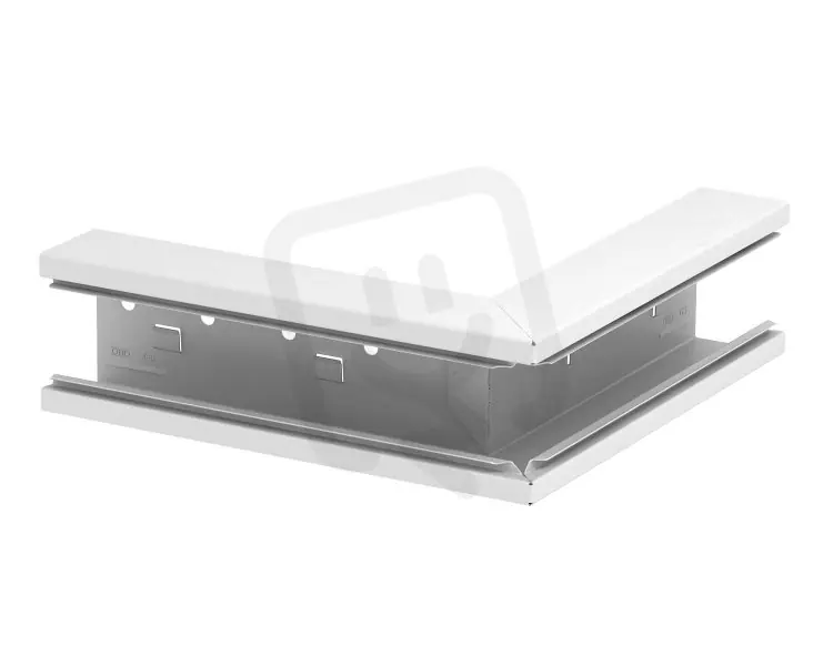 Výprodej Vnější roh OBO GS-SA70110RW pro kanál Rapid 80 70x110mm+C7106 C7178 čistě bílá