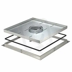 Výhodná Nabídka OBO RKF2 SL1 V3 30 Rámová kazeta pro vys.zatížení pro tubus 383x383x30 Nerez