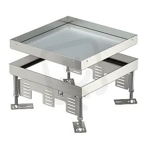 Bezpečná Platba OBO RKN2 9 VMSL1N 16 Čtvercová kazeta SL slepá 243x243mm Nerez ocel