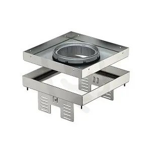 Koupit Online OBO RKFN2 UZD3 4VS20 Čtvercová kazeta pro tubus 200x200mm Nerez ocel
