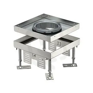 Výprodej OBO RKFN2 4 VMSL1N20 Čtvercová kazeta SL pro tubus 200x200mm Nerez ocel