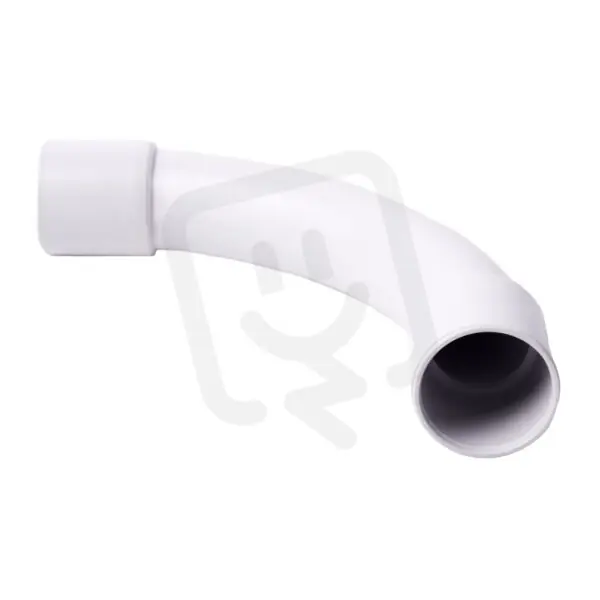 Speciální Cena Koleno 90° pro tuhé trubky bezhalogenové PPO pr. 16 mm, světle šedé.