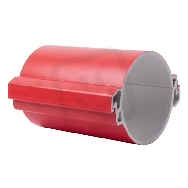 Novinka Chránička dělená PVC KOPOHALF pr. 110 mm, 750N/20cm, červená KOPOS 06110P/2_BA