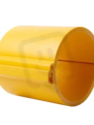 Chránička dělená HDPE bezhalogenová KOPOHALF pr. 160 mm, 750N/20cm, žlutá Bezpečná Platba