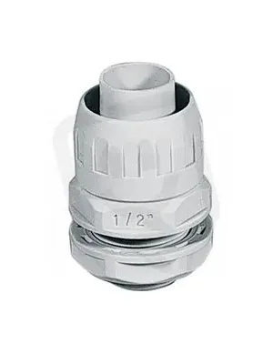 Nejlepší Volba Průchodka pro spojování hadice a boxu, IP65,40mm/metrický závit 1, 5mm, šedá