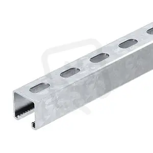 Akční Cena OBO MS4141P3000FS Profilová lišta děrovaná šířka výřezu 22 mm 3000x41x41 Ocel