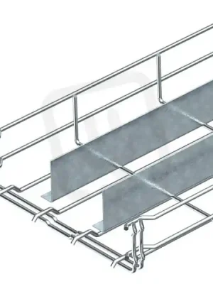 Cenový Hit OBO GRM-2T 55 300 G Mřížový žlab GRM se 2 přepážkami 55x300x3000 Ocel