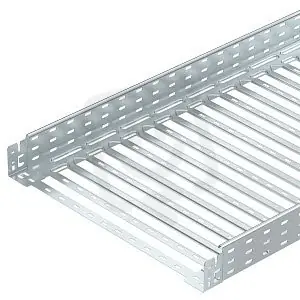 OBO MKSM 860 FS Kabelový žlab MKSM děrovaný s rychlospojkou 85x600x3050 Ocel Akční Nabídka