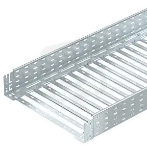 Bezpečná Platba OBO MKSM 150 FT Kabelový žlab MKSM děrovaný s rychlospojkou 110x500x3050 Ocel
