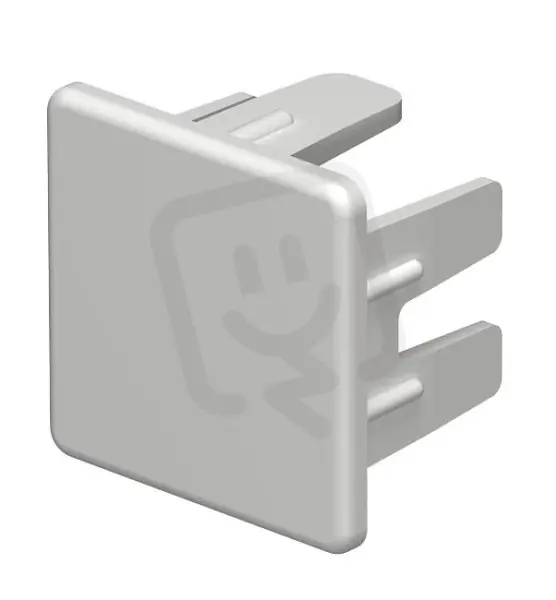OBO WDK HE25025LGR Koncový díl pro kanál WDK 25x25mm světle šedá Must-Have