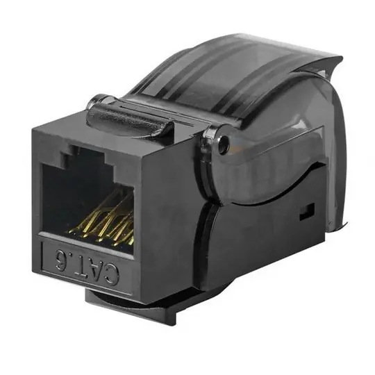 Dokud Zásoby Vydrží Přístroj datové zásuvky Modular Jack RJ 45-8 Cat. 6 ABB RJ45C6U