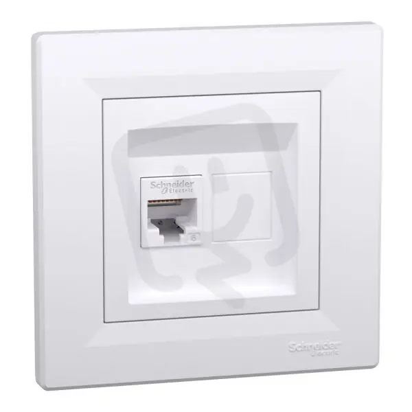 Objednat Nyní ASFORA Zásuvka datová RJ45, kat.6 UTP, bílá SCHNEIDER EPH4700121